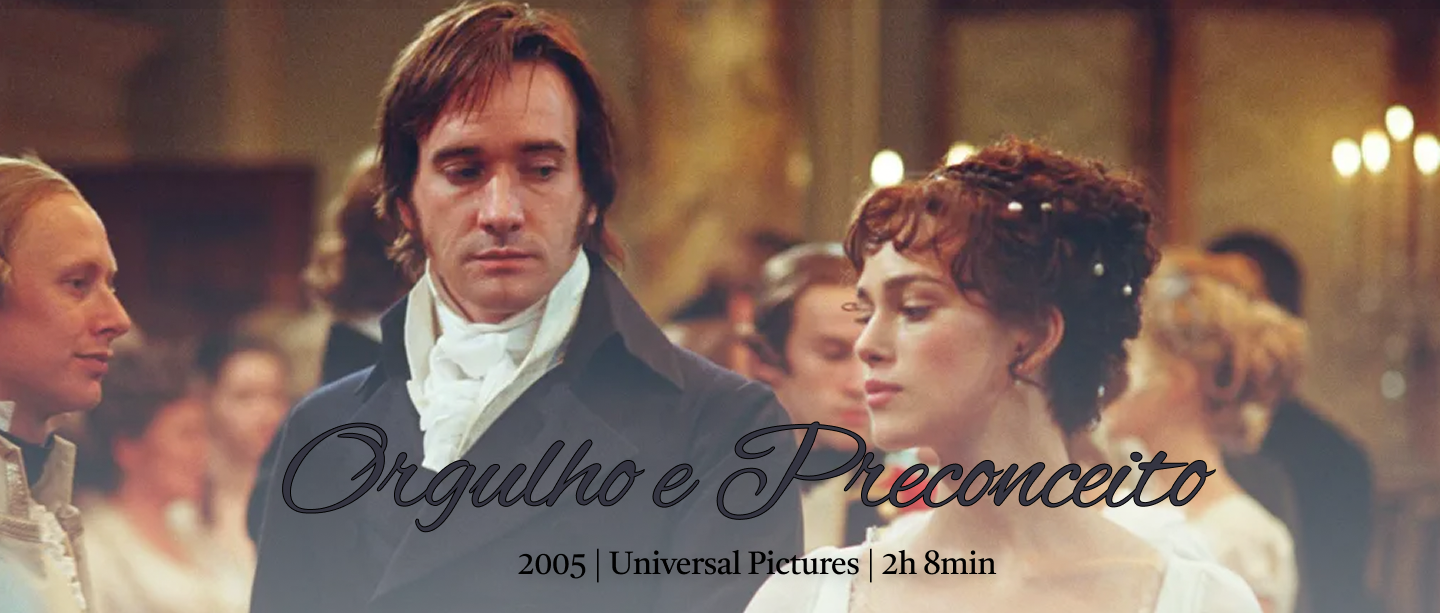 Capa do filme Orgulho e Preconceito